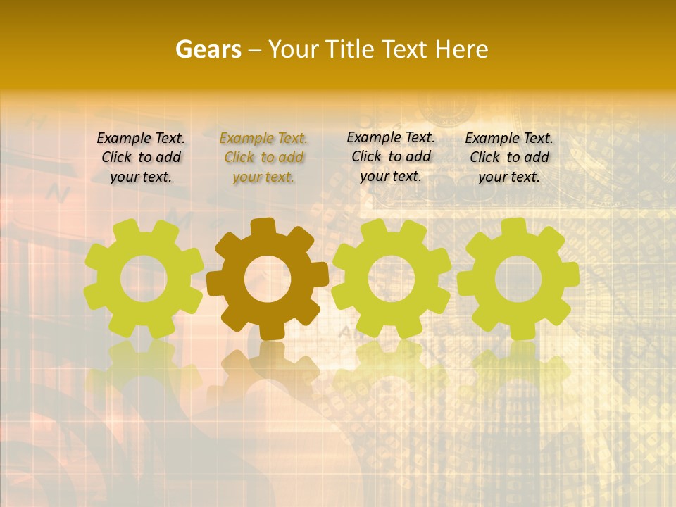 Senior  Togetherness Finger PowerPoint Template