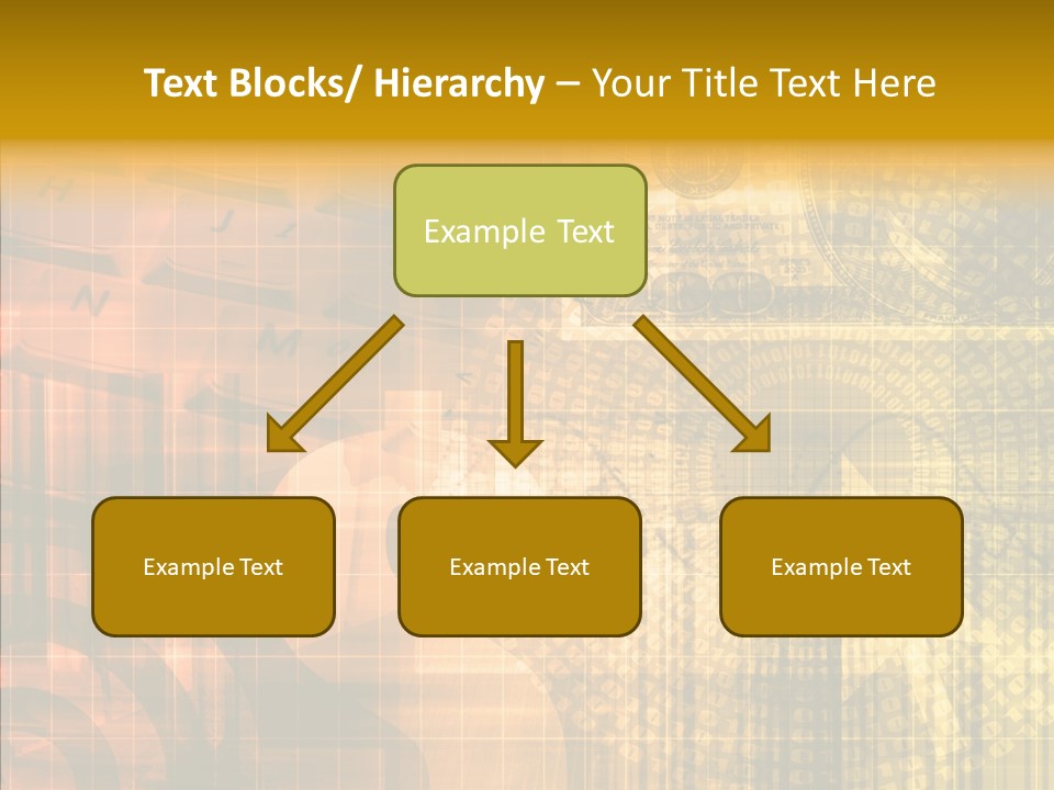 Senior  Togetherness Finger PowerPoint Template