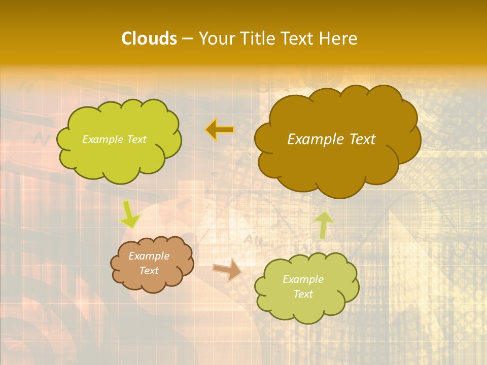 Senior  Togetherness Finger PowerPoint Template