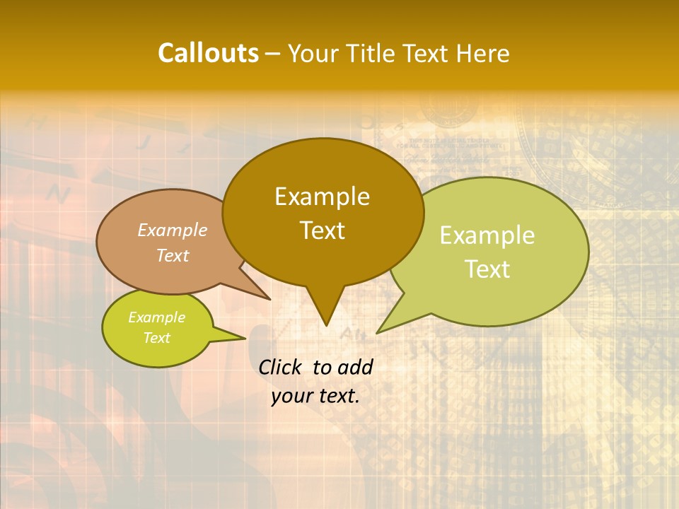 Senior  Togetherness Finger PowerPoint Template