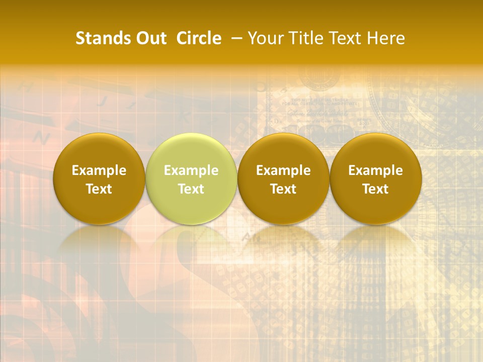 Senior  Togetherness Finger PowerPoint Template