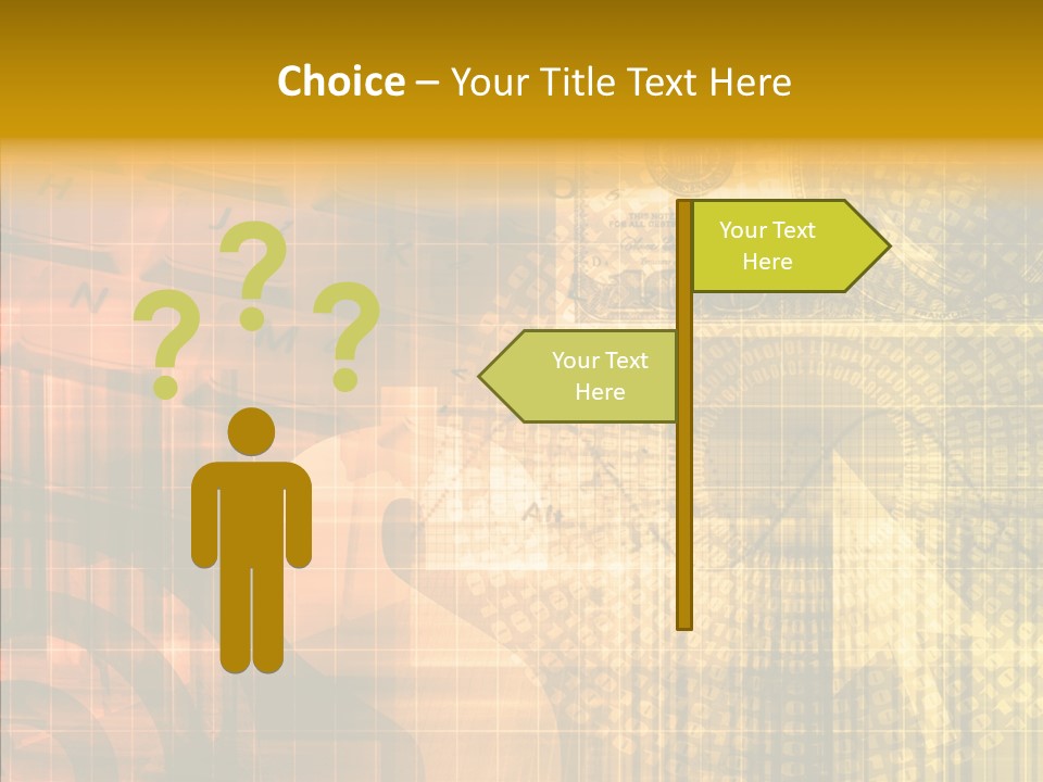 Senior  Togetherness Finger PowerPoint Template