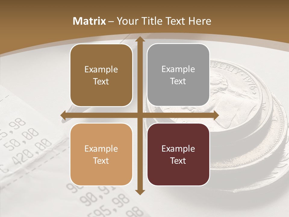 Touching Old Elder PowerPoint Template