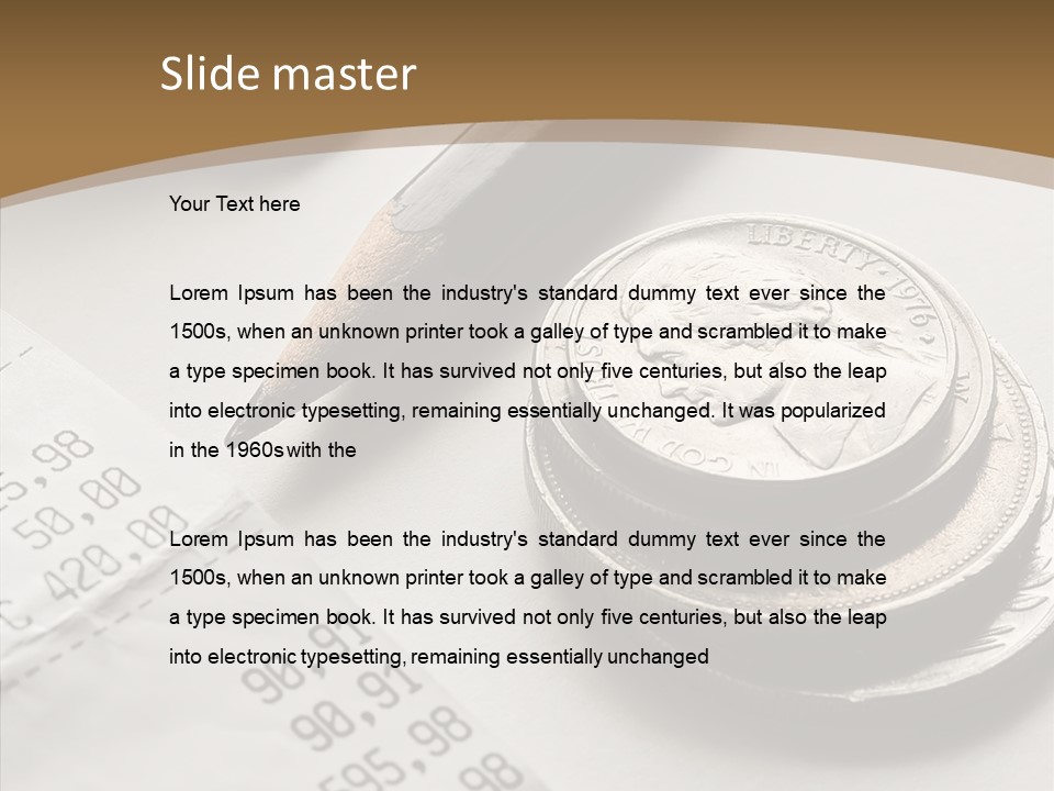 Touching Old Elder PowerPoint Template