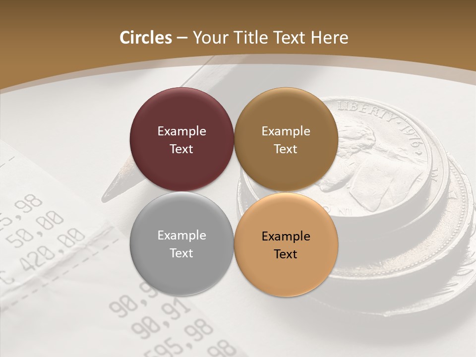 Touching Old Elder PowerPoint Template