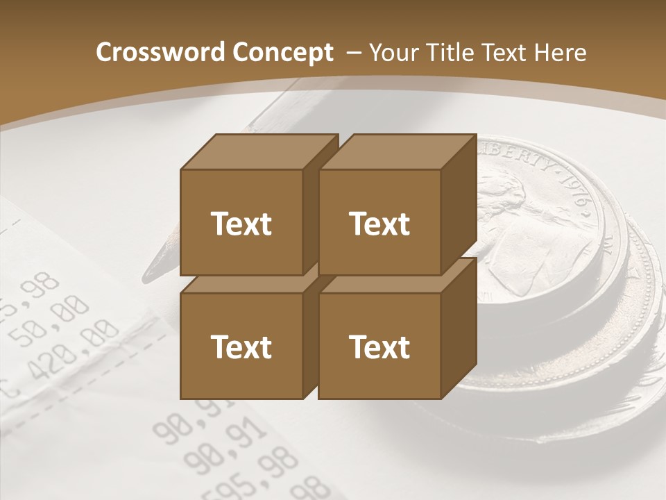 Touching Old Elder PowerPoint Template