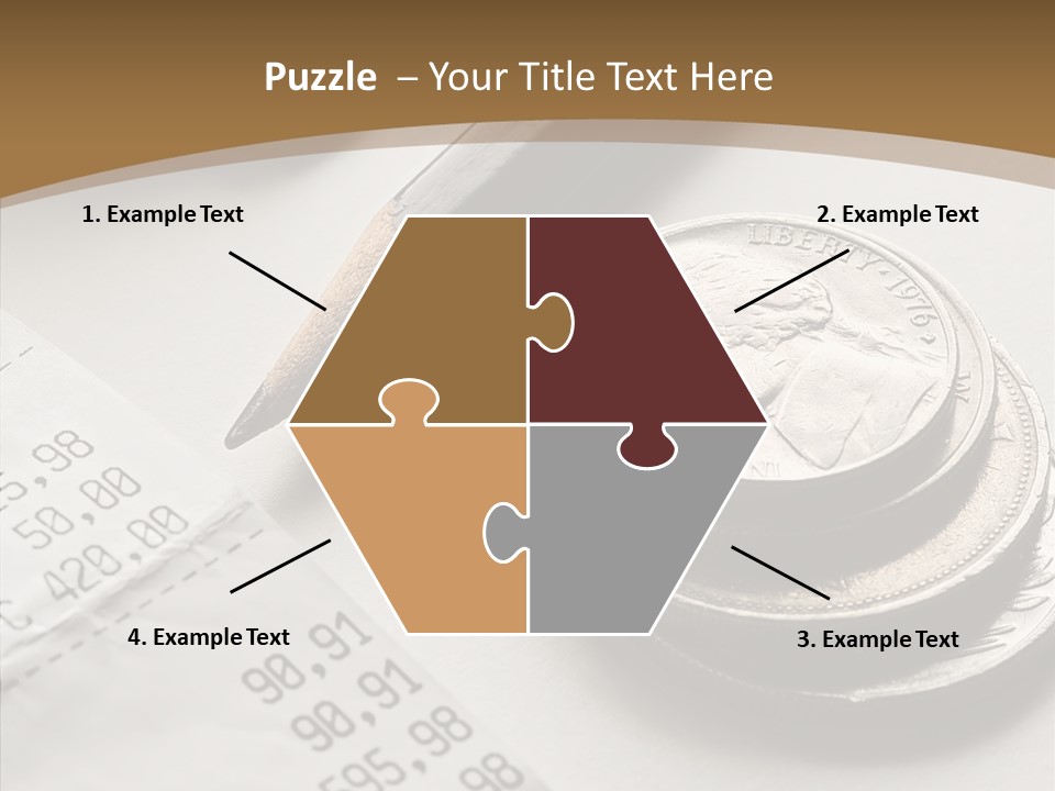 Touching Old Elder PowerPoint Template