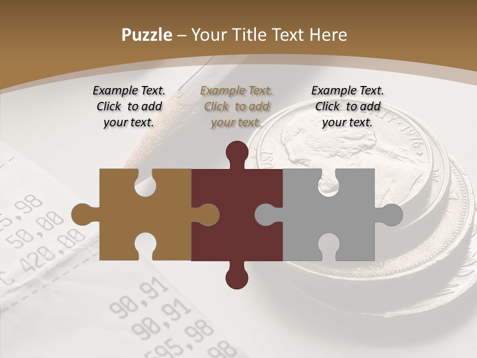Touching Old Elder PowerPoint Template