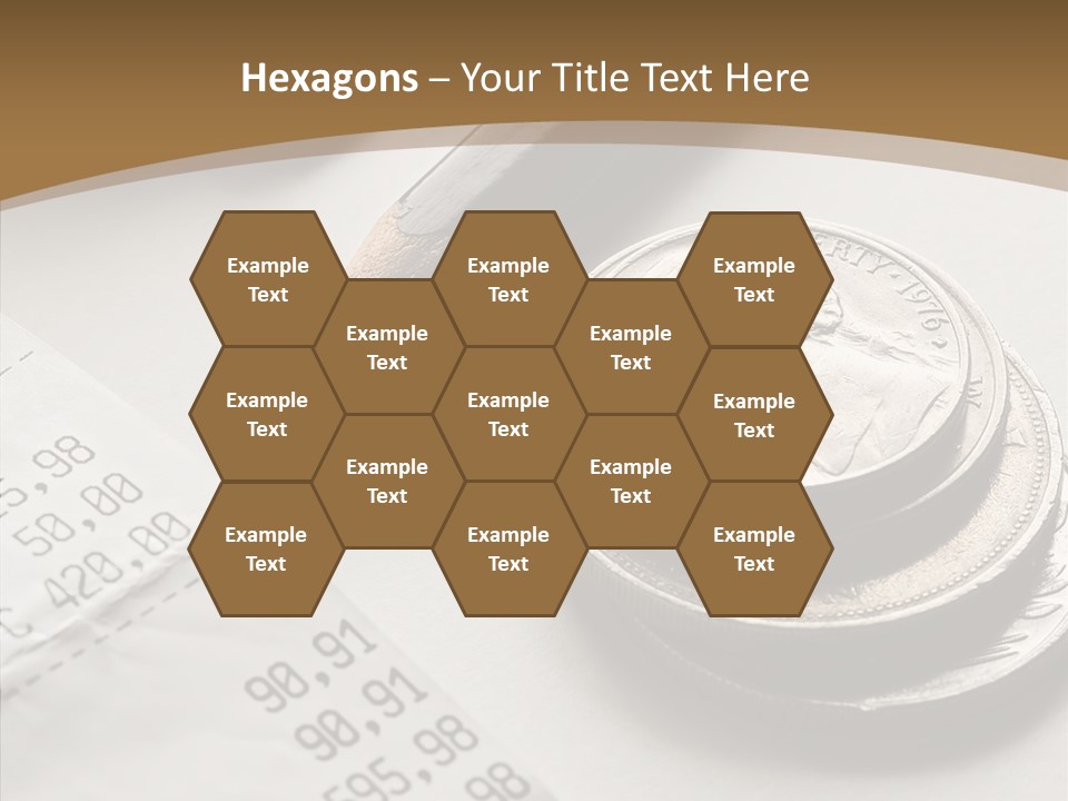 Touching Old Elder PowerPoint Template