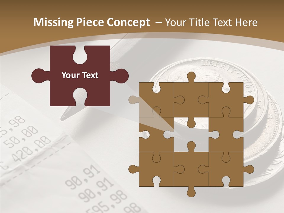 Touching Old Elder PowerPoint Template