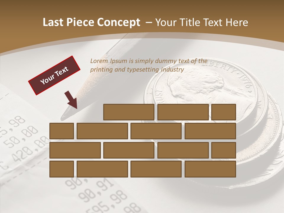 Touching Old Elder PowerPoint Template