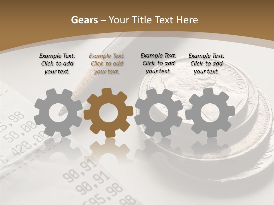 Touching Old Elder PowerPoint Template