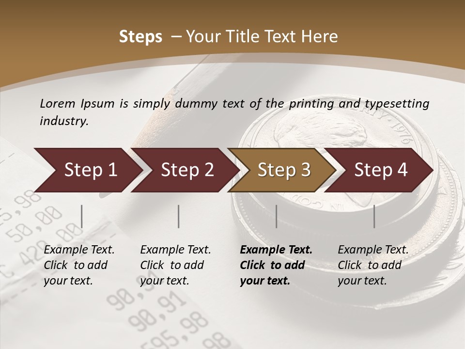 Touching Old Elder PowerPoint Template