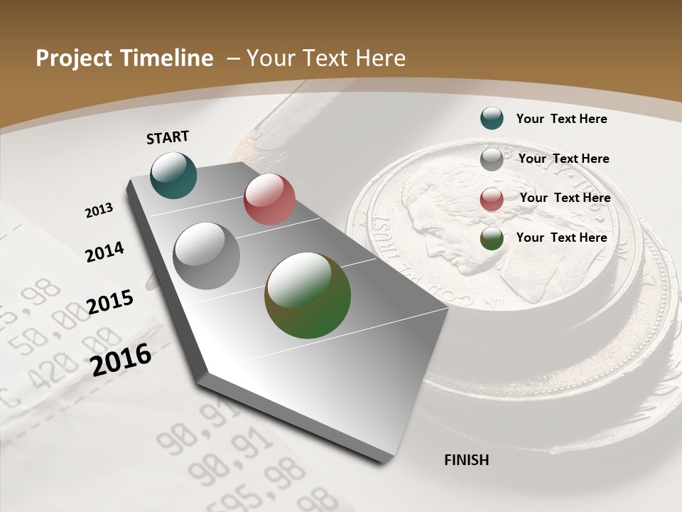 Touching Old Elder PowerPoint Template