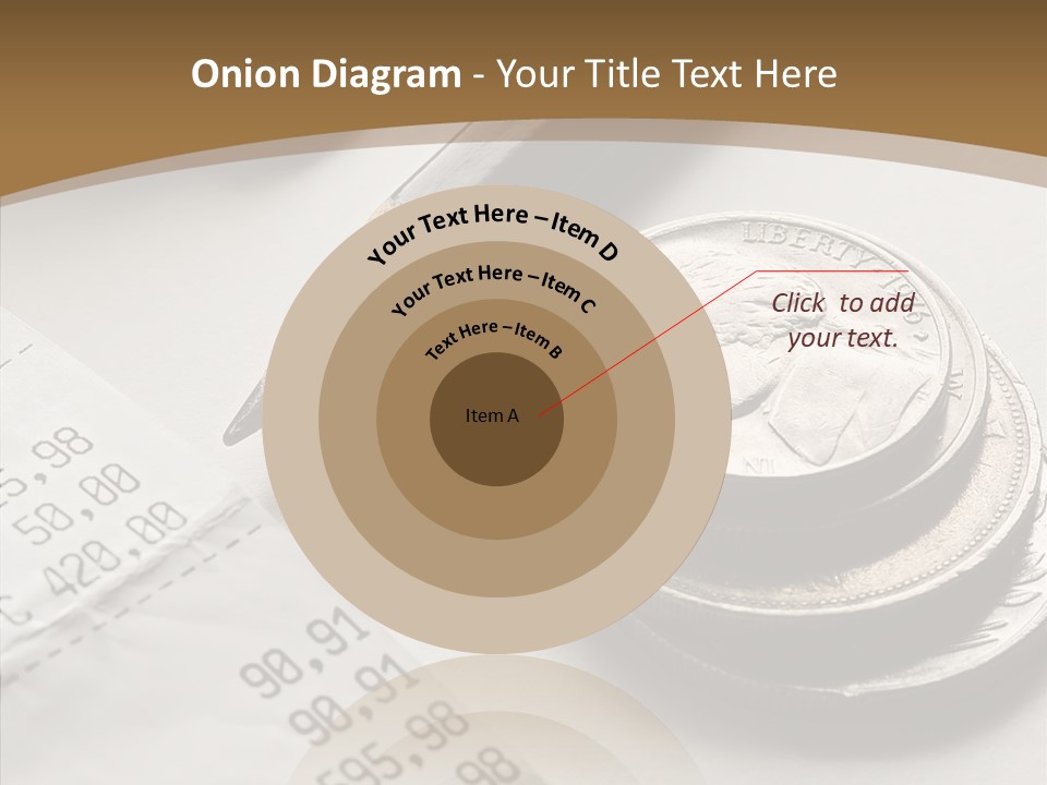 Touching Old Elder PowerPoint Template