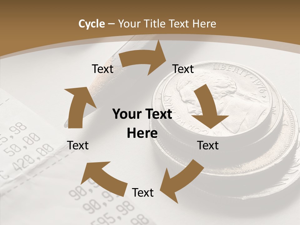Touching Old Elder PowerPoint Template