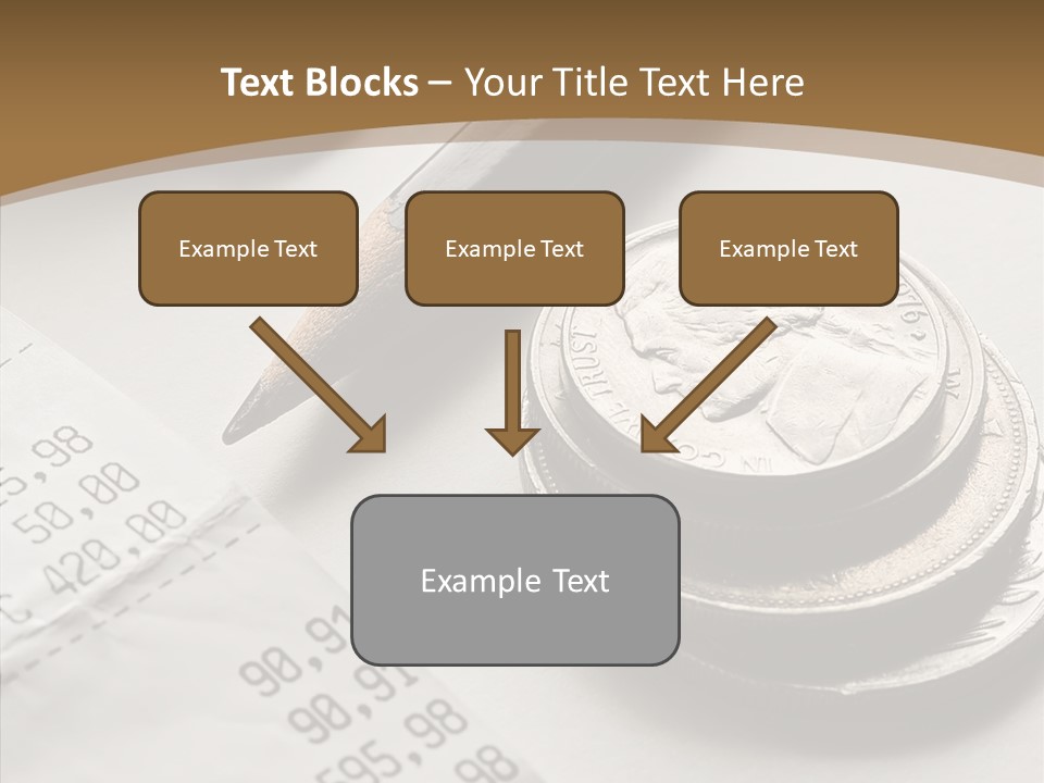 Touching Old Elder PowerPoint Template