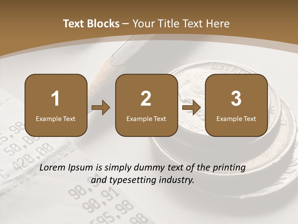 Touching Old Elder PowerPoint Template