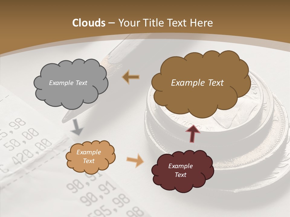 Touching Old Elder PowerPoint Template