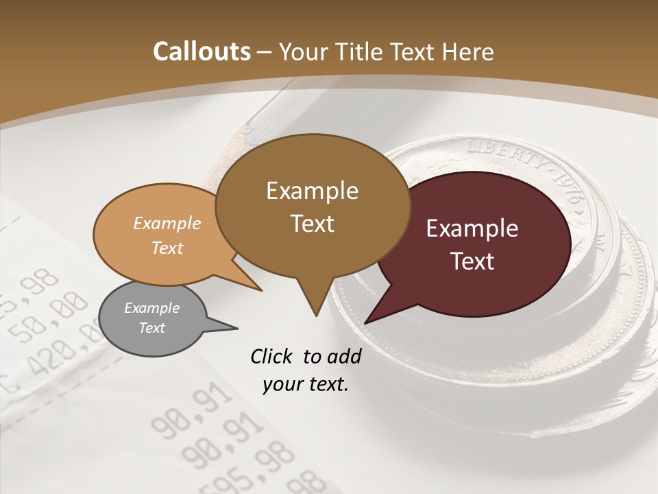 Touching Old Elder PowerPoint Template