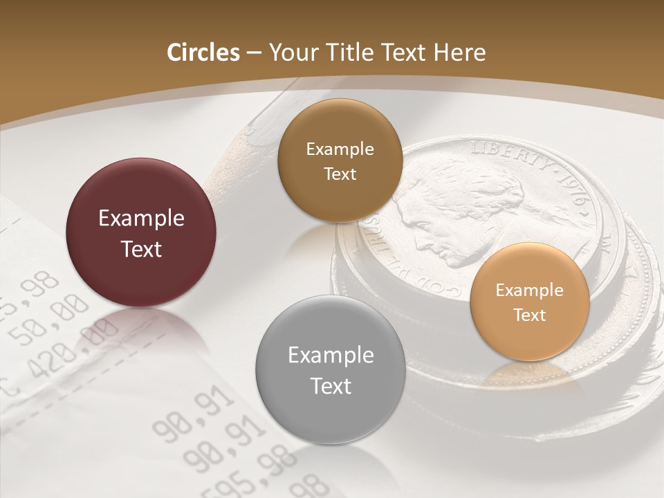 Touching Old Elder PowerPoint Template