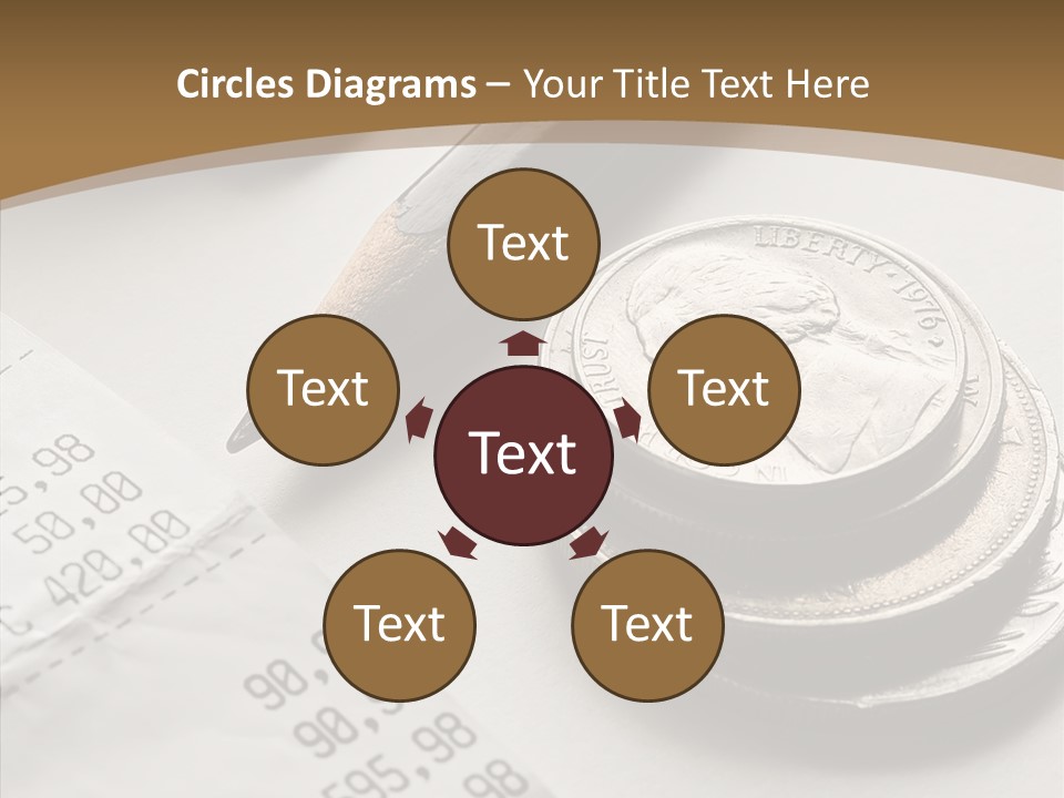 Touching Old Elder PowerPoint Template