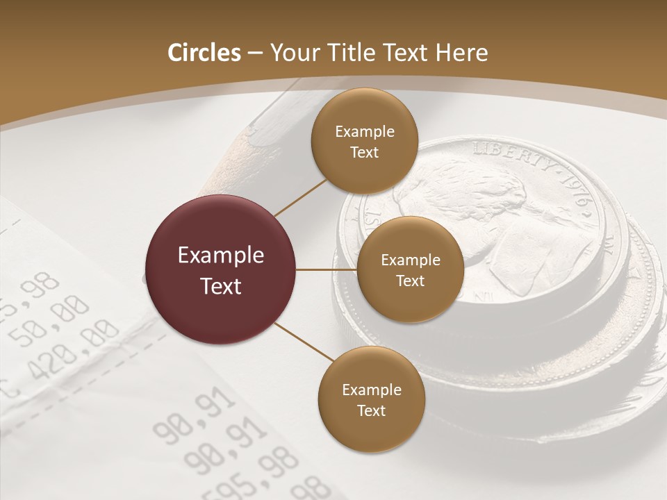 Touching Old Elder PowerPoint Template