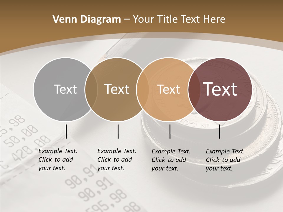 Touching Old Elder PowerPoint Template