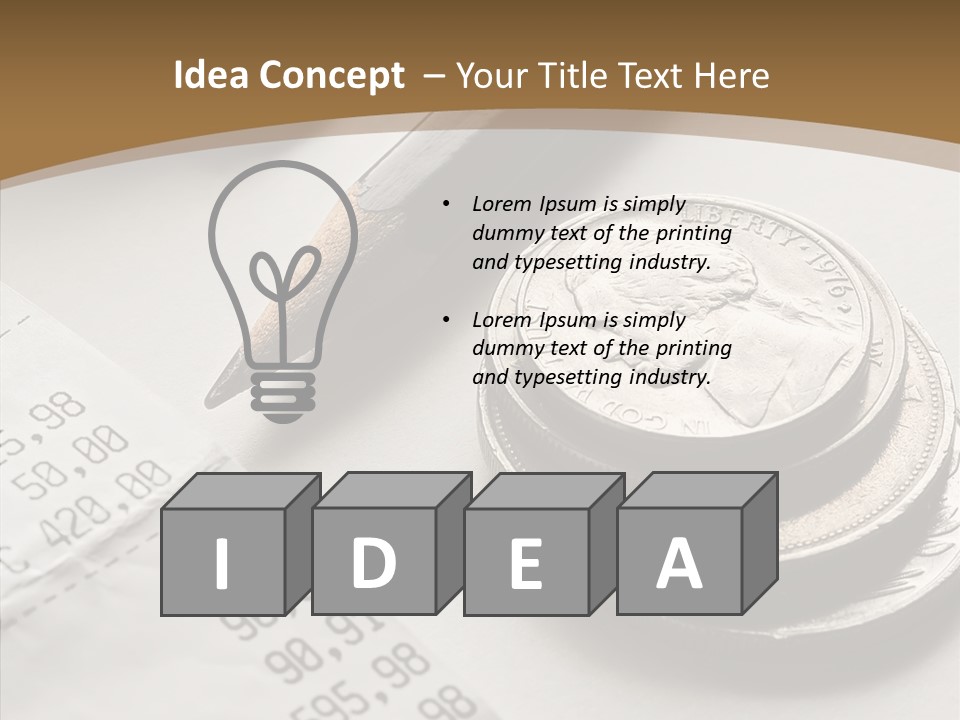 Touching Old Elder PowerPoint Template