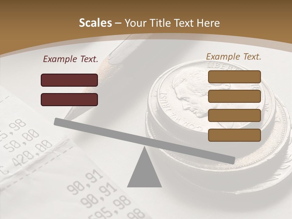 Touching Old Elder PowerPoint Template