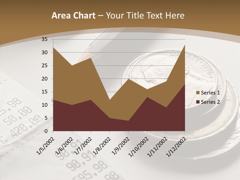 Touching Old Elder PowerPoint Template