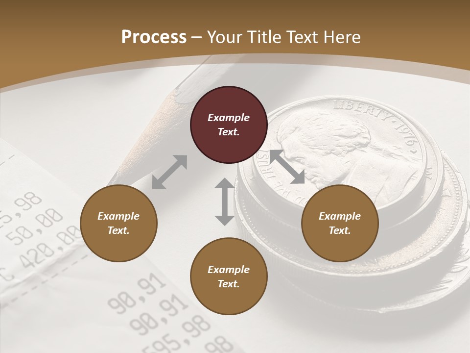 Touching Old Elder PowerPoint Template