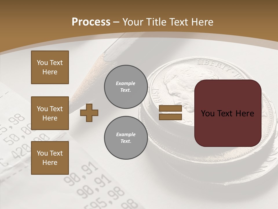 Touching Old Elder PowerPoint Template