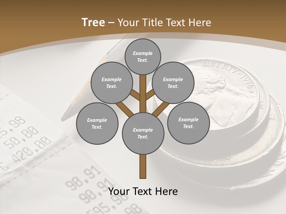 Touching Old Elder PowerPoint Template