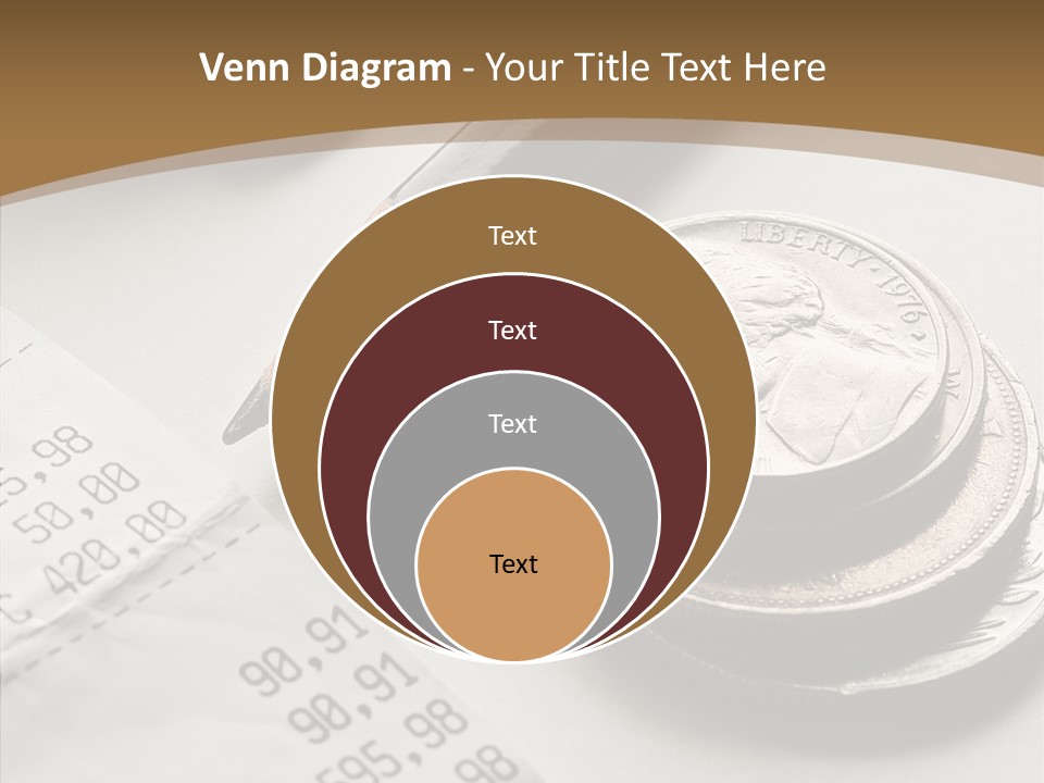 Touching Old Elder PowerPoint Template