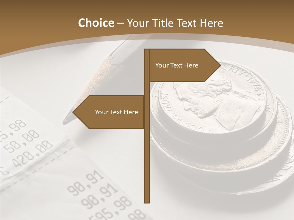 Touching Old Elder PowerPoint Template