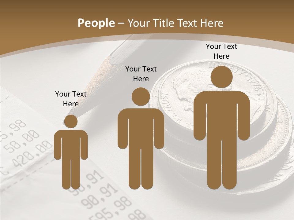 Touching Old Elder PowerPoint Template