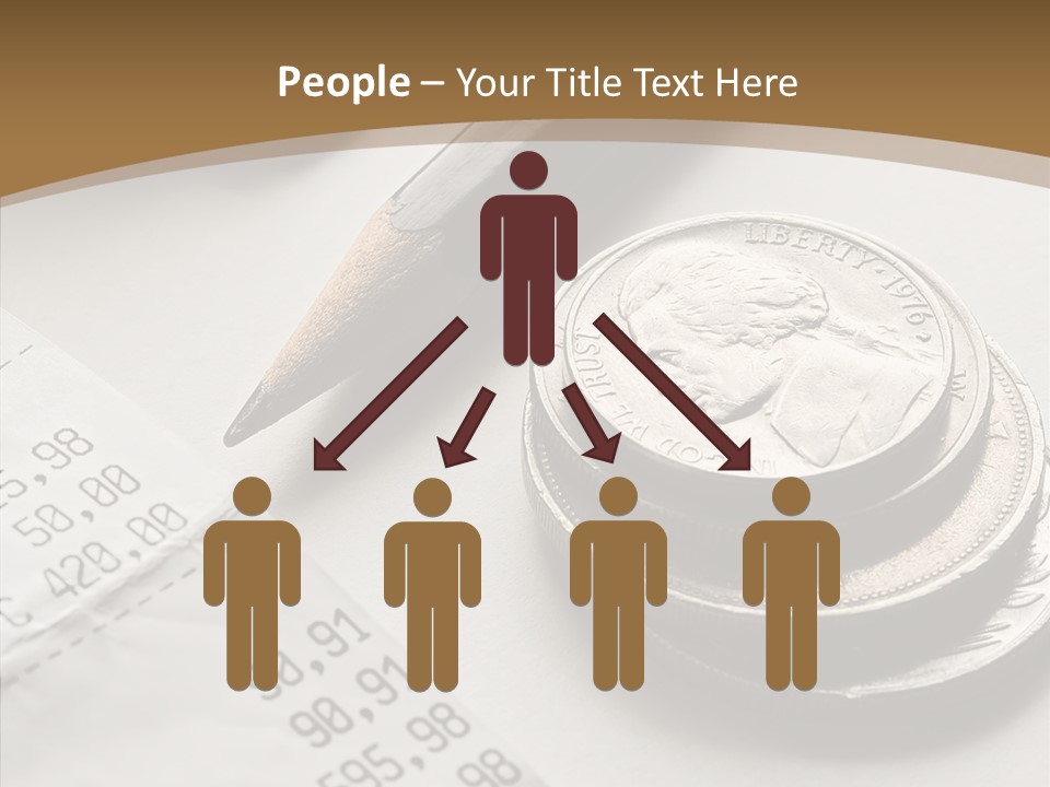 Touching Old Elder PowerPoint Template