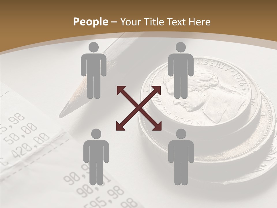 Touching Old Elder PowerPoint Template