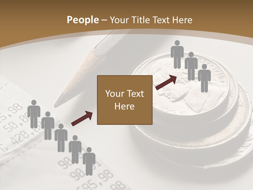 Touching Old Elder PowerPoint Template