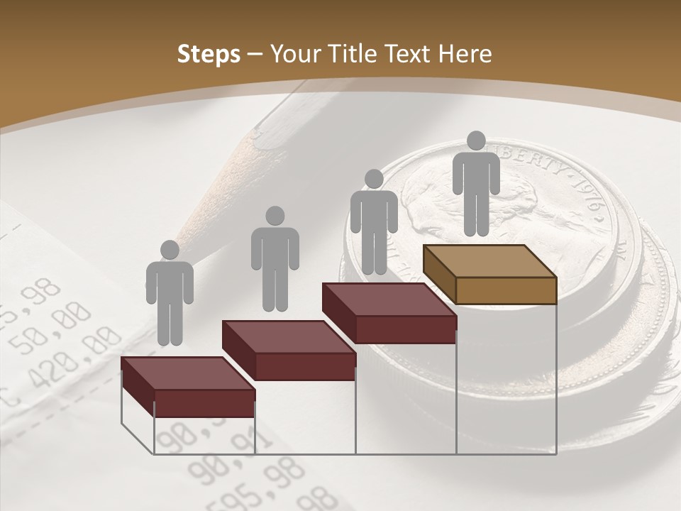 Touching Old Elder PowerPoint Template