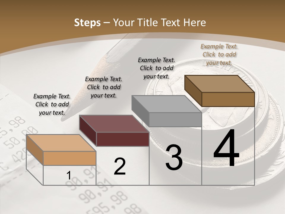 Touching Old Elder PowerPoint Template