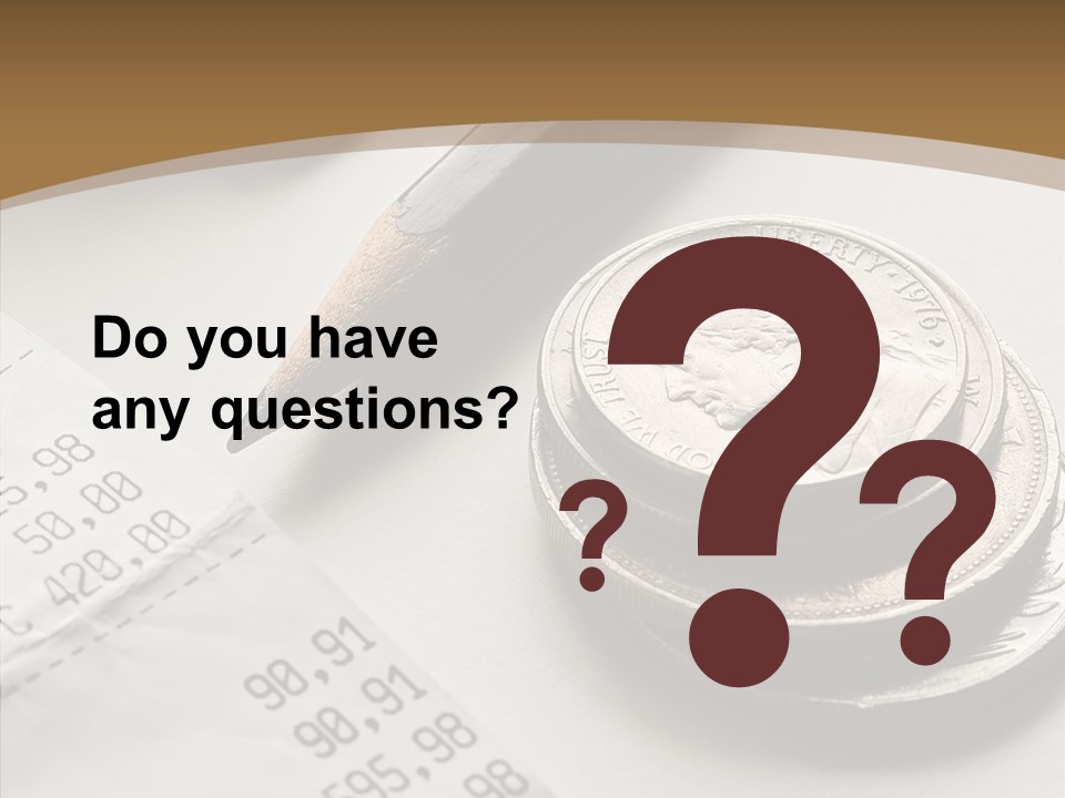 Touching Old Elder PowerPoint Template