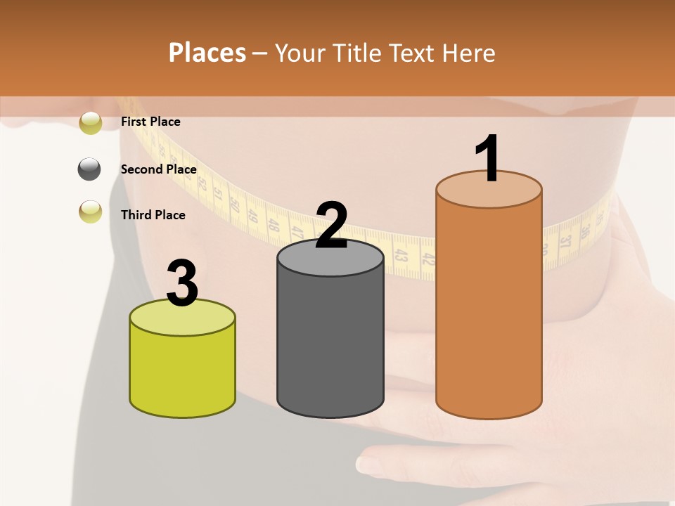 Senior  White Caregiver PowerPoint Template