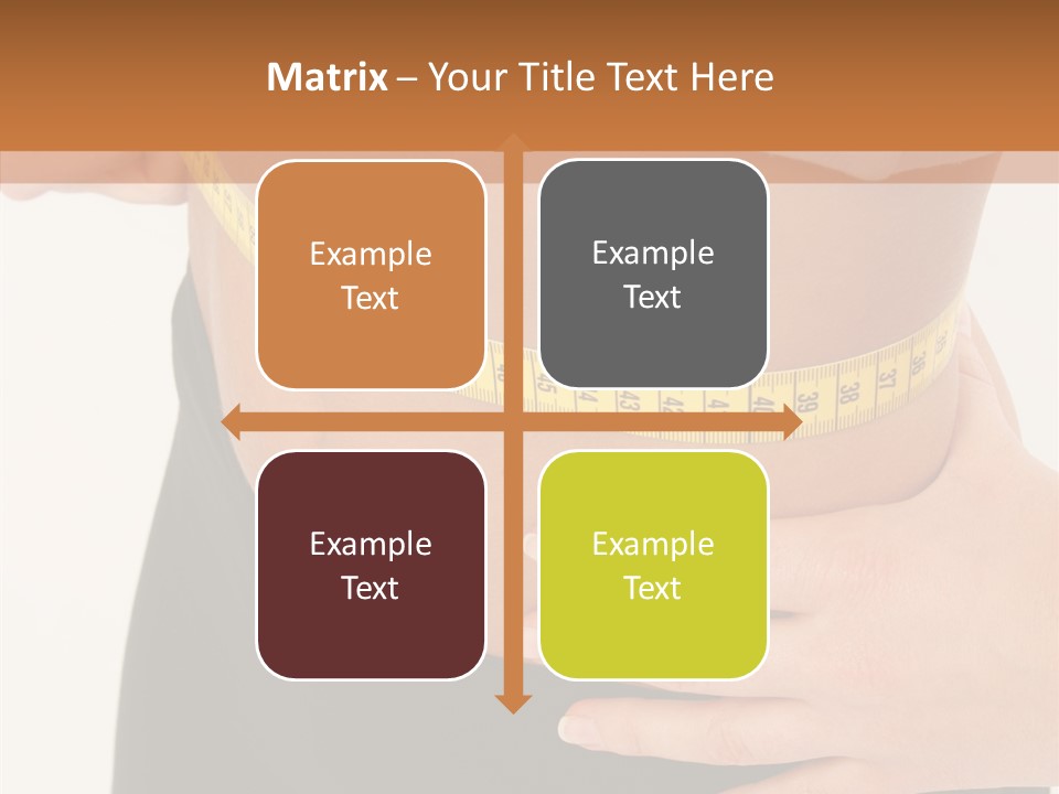 Senior  White Caregiver PowerPoint Template