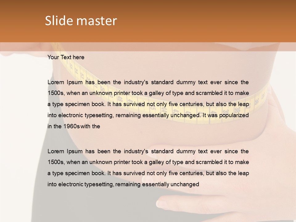 Senior  White Caregiver PowerPoint Template