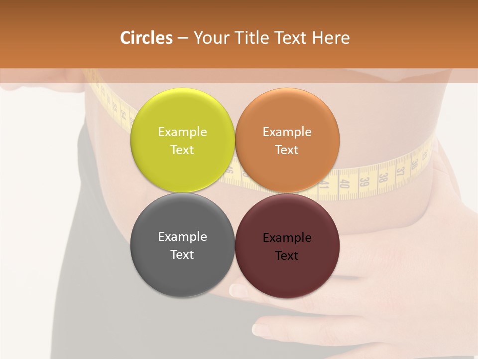 Senior  White Caregiver PowerPoint Template