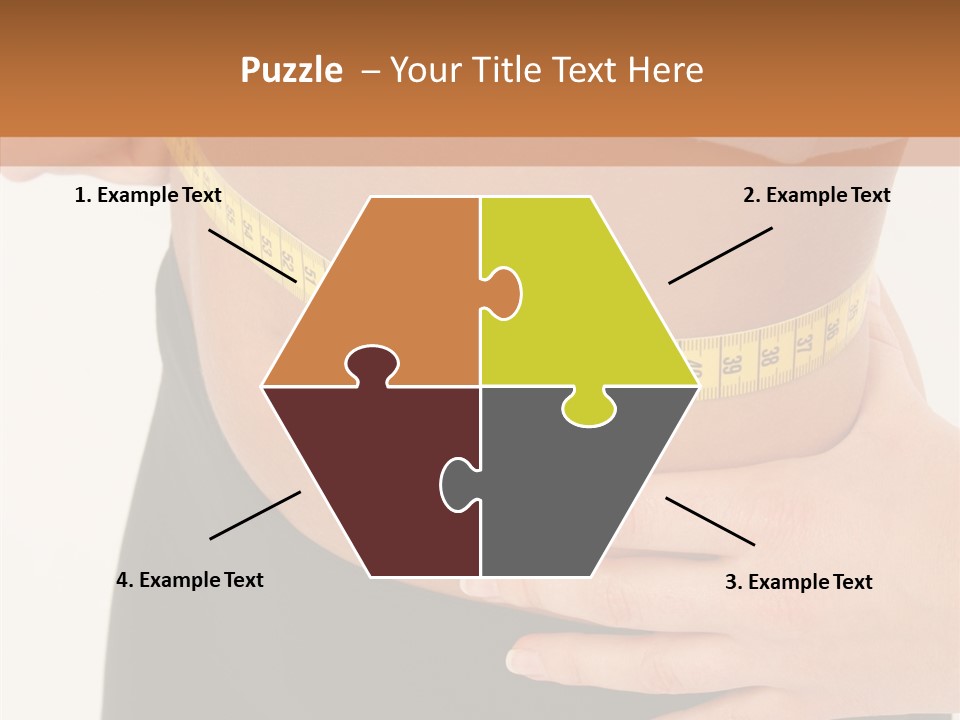 Senior  White Caregiver PowerPoint Template