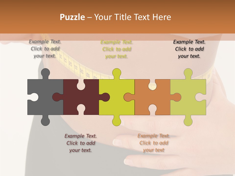 Senior  White Caregiver PowerPoint Template