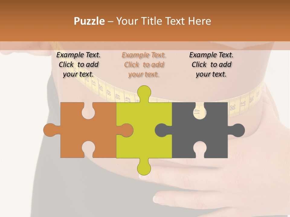 Senior  White Caregiver PowerPoint Template